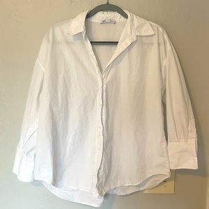 Zara White Button Up